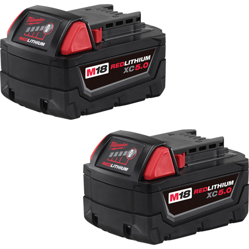 Ensemble de blocs-piles M18 Redlithium, Lithium-ion, 18 V, 5,0 A Infinity Industrial Services Inc.