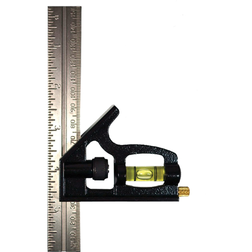 Johnson 406EM - Combination Square, 6" x 1" L, 1/32" Graduations, Steel, Plain Infinity Industrial Services Inc.