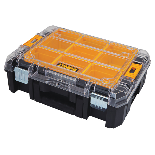 Organisateur avec couvercle transparent TSTAK V, 17-1/4" x 13" x 6", Noir Infinity Industrial Services Inc.