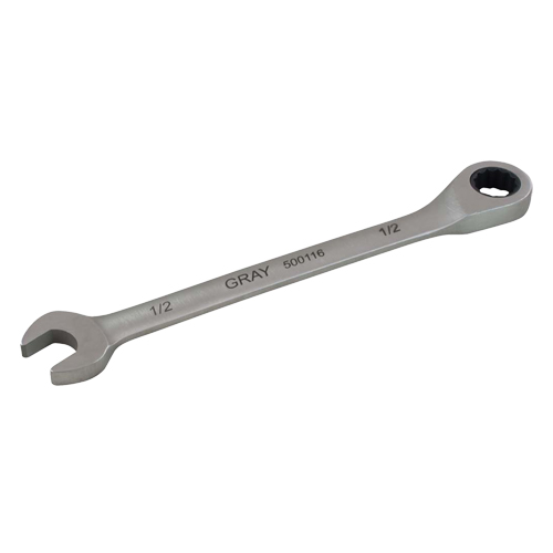 Cl&eacute; &agrave; cliquet mixte &agrave; t&ecirc;te fixe, 12 pans, 5/16", Fini Acier inoxydable Infinity Industrial Services Inc.