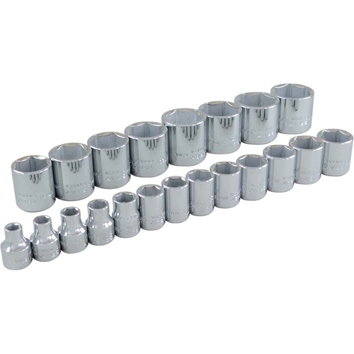 Jeu de douilles, 21 Mcx, Prise de 3/8" Infinity Industrial Services Inc.