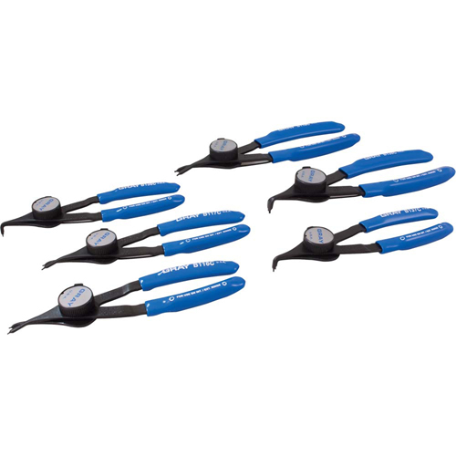 Convertible Retaining Ring Plier Set - Includes Plastic Case, 6 Pieces Infinity Industrial Services Inc.
