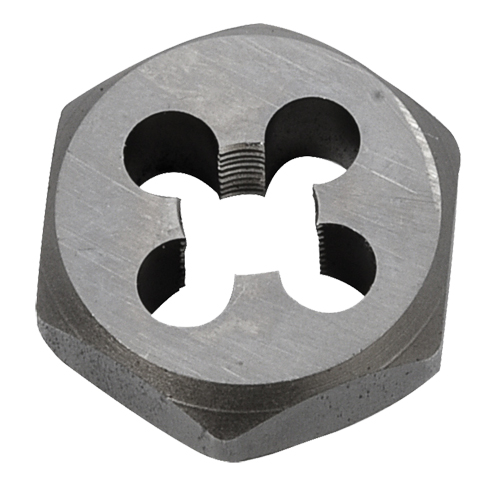 Hex Rethreading Die Nut, 1"/1-1/16" Dia., 1/8"-27 Thread, Carbon Steel/Chromium Steel Infinity Industrial Services Inc.