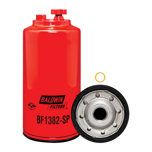 BF1382-SP Filtre &agrave; carburant s&eacute;parateur d'eau &agrave; visser avec drain & orifice pour capteur Infinity Industrial Services Inc.