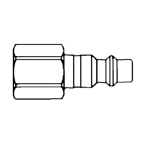 Quick Couplers - 1/2" Industrial, One Way Shut-Off - Plugs, 3/8" Infinity Industrial Services Inc.