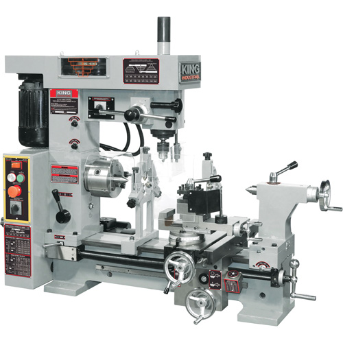 Combo Lathe/Milling Machine, 43" L x 19-1/2" W x 38" H Infinity Industrial Services Inc.