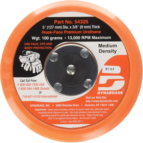 Non-Vacuum Backing Pad Infinity Industrial Services Inc.