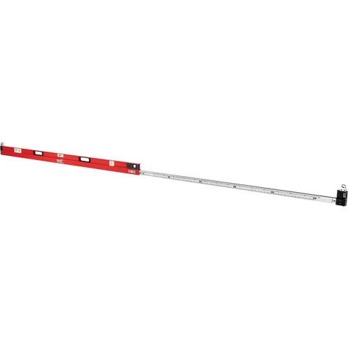 RedStick Expandable Level, I-Beam, 12' L, Aluminum, 3, Magnetic Infinity Industrial Services Inc.