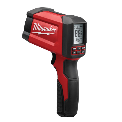 Infrared/Contact Temp-Gun Thermometer, -40°- 1472°F ( -40°-800°C ), 30:1, Adjustable Emmissivity Infinity Industrial Services Inc.