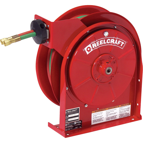 Spring Retractable Welding Hose Reel, Welding Gases, 1/4" x 25', Dual Hose, 200 psi Infinity Industrial Services Inc.