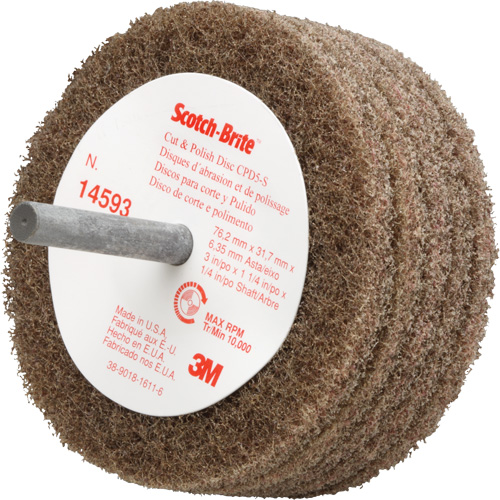 Disque de tronçonnage et de polissage Scotch-Brite, 3" dia. Infinity Industrial Services Inc.