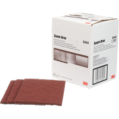 Scotch-Brite Extra-Duty Hand Pad, Aluminum Oxide, 9" x 6", Fine Grit Infinity Industrial Services Inc.