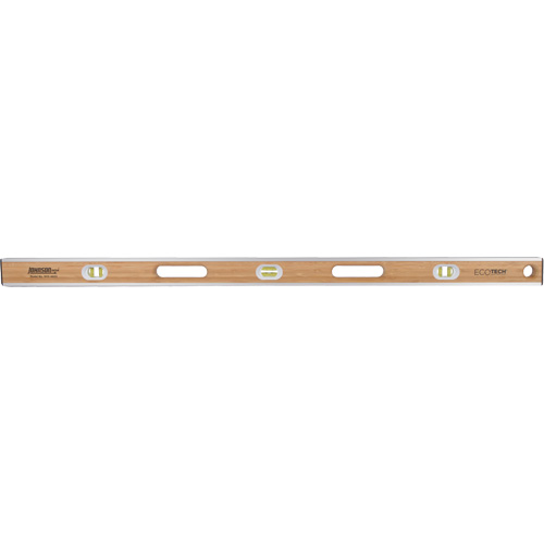 Eco-Tech&reg;  Bamboo Level, I-Beam, 48" L, Wood, 3, Non-Magnetic Infinity Industrial Services Inc.