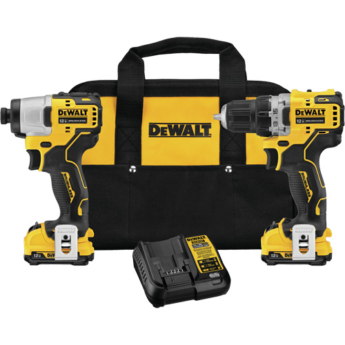Xtreme Brushless Drill & Impact Driver Kit, Lithium-Ion, 12 V Infinity Industrial Services Inc.