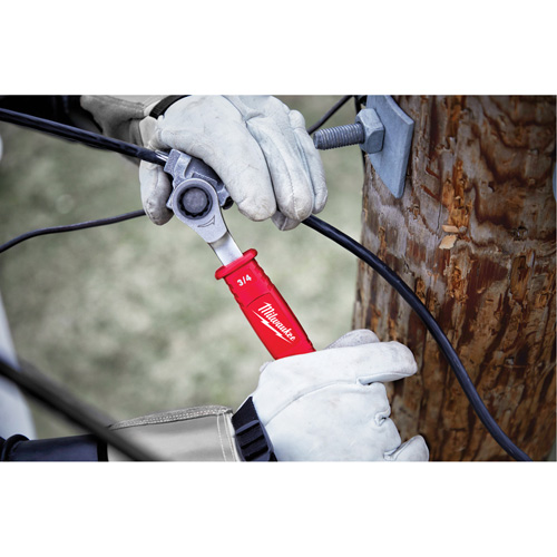 Cl&eacute; polygonale isol&eacute;e &agrave; cliquet 2 en 1 pour le monteur de ligne Infinity Industrial Services Inc.