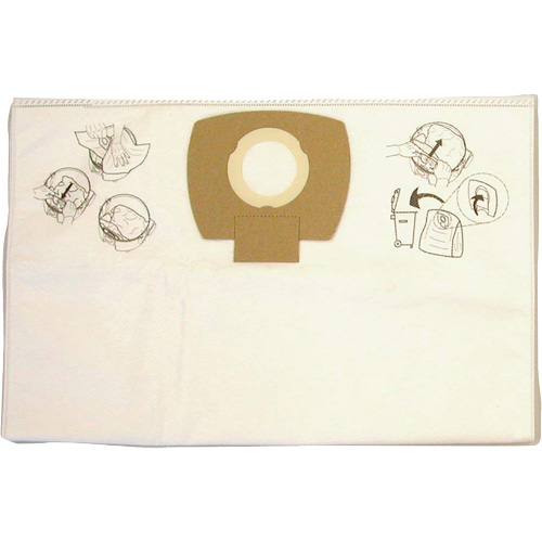 Sacs-filtre en papier pour aspirateur, 8 gal. US Infinity Industrial Services Inc.