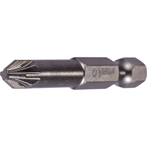 Power Bit, Pozidriv, #1 Tip, 1/4" Drive Size, 2" Length Infinity Industrial Services Inc.