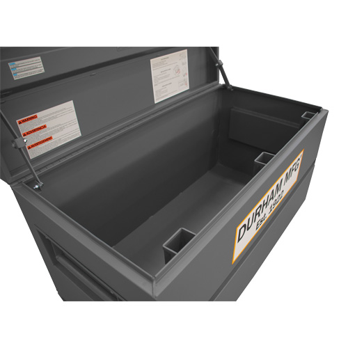 Boîte de rangement pour le chantier, 48" x 24" x 27-13/16", Acier, Gris Infinity Industrial Services Inc.