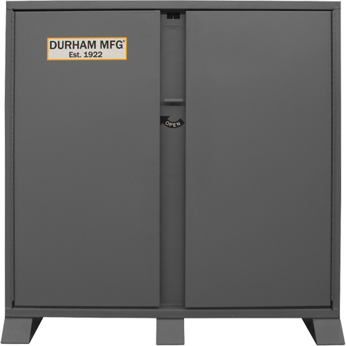 Jobsite Storage Shelving Cabinet, Steel, 47.5 Cubic Feet, Grey Infinity Industrial Services Inc.