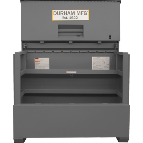 Piano Style Jobsite Storage Box, 60-1/2" W x 34-3/4" D x 49-3/8" H, Grey Infinity Industrial Services Inc.