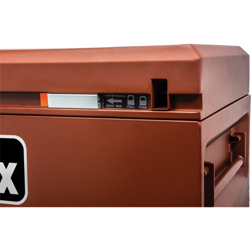 Armoire Site-Vault, 42" x 20" x 27-1/2", Acier, Orange Infinity Industrial Services Inc.