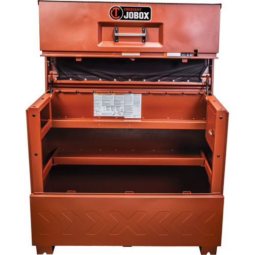 Site-Vault Drop Front Piano Box, 74" W x 31" D x 51" H, Orange Infinity Industrial Services Inc.