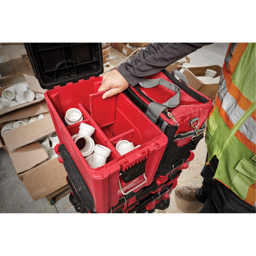 Packout Compact Tool Box, 10" x 16-1/5" x 13", Black/Red Infinity Industrial Services Inc.