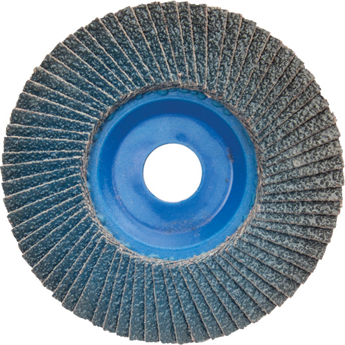 BlueFire R884P Coarse Grit Flap Disc, 5" x 7/8", Type 27, 60 Grit, Zirconia Alumina Infinity Industrial Services Inc.