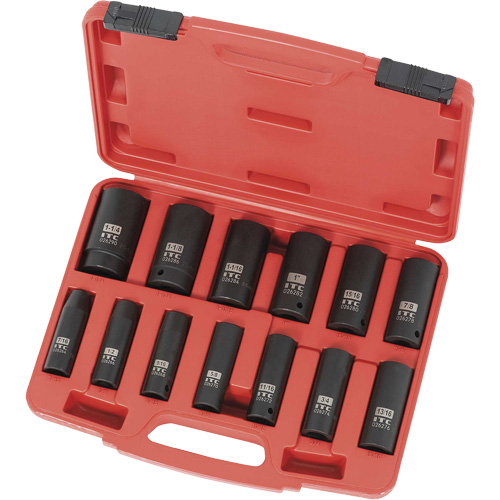 IPS-1312D SAE Socket Set, 13 Pcs, Impact, 1/2" Drive Size, Deep Infinity Industrial Services Inc.