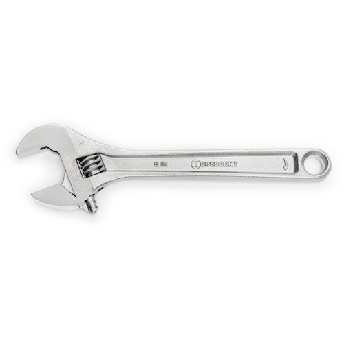 Adjustable Wrench - Bagged, 8" L, 1-1/8"/29 mm Max Width, Chrome Infinity Industrial Services Inc.