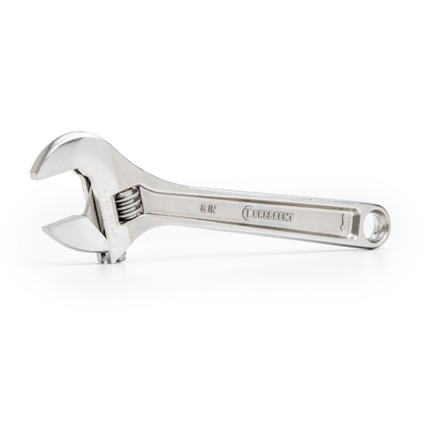 Adjustable Wrench - Bagged, 8" L, 1-1/8"/29 mm Max Width, Chrome Infinity Industrial Services Inc.