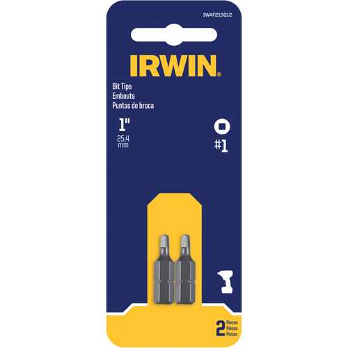 Insert Bits, Square, #1, 1/4" Drive Infinity Industrial Services Inc.