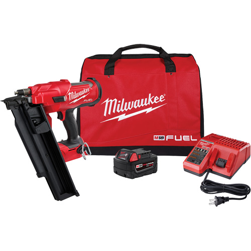 M18 Fuel 21 Degree Nailer Kit, 18 V, Lithium-Ion Infinity Industrial Services Inc.