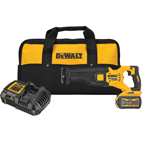 FlexVolt&reg; Max Brushless Reciprocating Saw Kit, 60 V, Lithium-Ion Battery, 0-3000 SPM Infinity Industrial Services Inc.