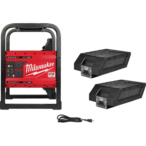 MX Fuel Carry-On Power Supply, 1800 W/3600 W, Lithium Ion, 20-4/5" H x 12" W x 15" D, 49.7 lbs. Infinity Industrial Services Inc.
