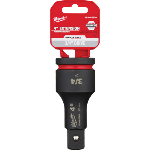 Rallonge pour douille Shockwave Impact Duty, Chocs, Prise 3/4", 4" lo Infinity Industrial Services Inc.