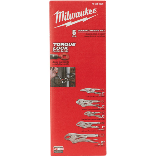 Torque Lock Locking Pliers Kit, 5 Pieces Infinity Industrial Services Inc.
