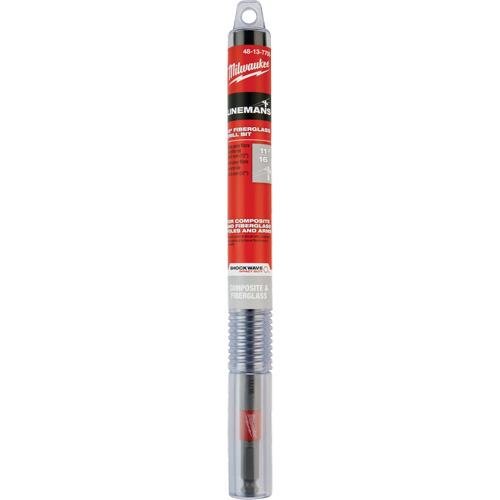 Shockwave Impact Duty Lineman's Fiberglass Drill Bit, 11/16", Carbide Infinity Industrial Services Inc.