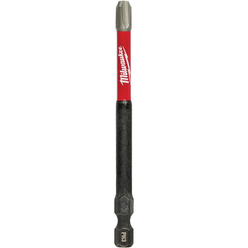 Shockwave Impact Duty Screwdriver Bit, Phillips, #3 Tip, 1/4" Drive Size, 3-1/2" Length Infinity Industrial Services Inc.