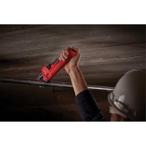 Cheater Adaptable Pipe Wrench, 2-1/2" Jaw Capacity, 18"/24"/10" Long, Powder Coated Finish, Ergonomic Handle Infinity Industrial Services Inc.