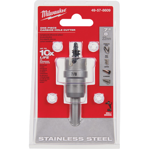 Scies-cloches au carbure monobloc, 7/8", Profondeur de la coupe de 3/16" Infinity Industrial Services Inc.