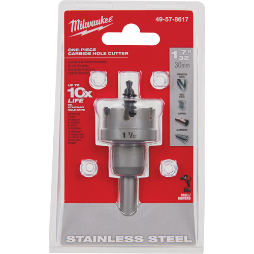 Scies-cloches au carbure monobloc, 1-7/32", Profondeur de la coupe de 3/16" Infinity Industrial Services Inc.