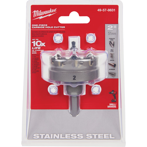 Scies-cloches au carbure monobloc, 2", Profondeur de la coupe de 3/16" Infinity Industrial Services Inc.