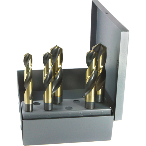 Drillco&reg; USA S & D Drill Bit Set, 5 Pieces, Cobalt Infinity Industrial Services Inc.