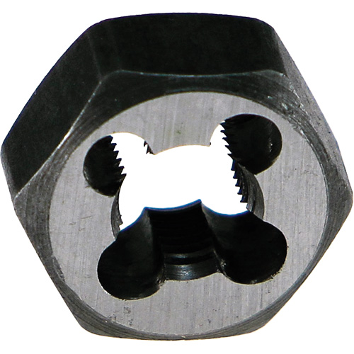 Drillco&reg; Hexagon Threading Die Nut, 1/4"-28 Thread, High Speed Steel Infinity Industrial Services Inc.