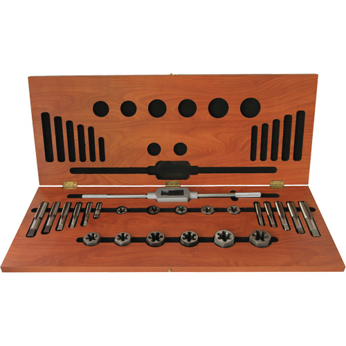 Drillco&reg; Tap & Round Adjustable Die Set, 38 Pieces Infinity Industrial Services Inc.