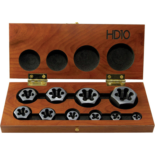 Drillco&reg; Hex Threading Die Set, 10 Pieces Infinity Industrial Services Inc.