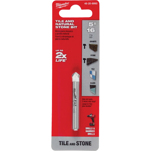 Foret pour la pierre naturelle, 5/16", Carbure Infinity Industrial Services Inc.