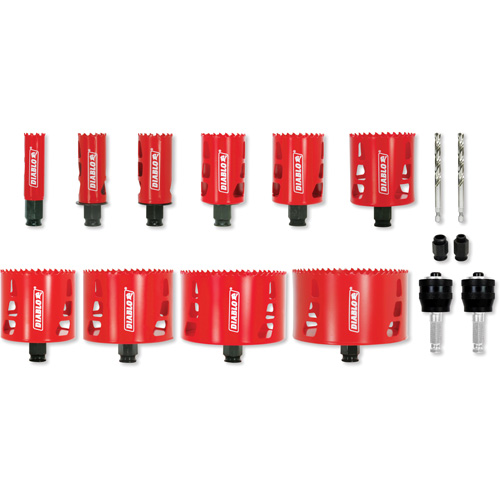 Electrician's Bi-Metal Hole Saw Set, 16 Pieces Infinity Industrial Services Inc.