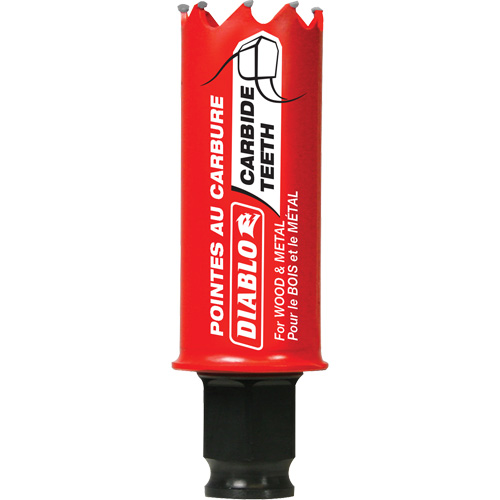 Wood & Metal Hole Saw, 1-1/16", 2-3/8" Depth of Cut, Carbide Infinity Industrial Services Inc.